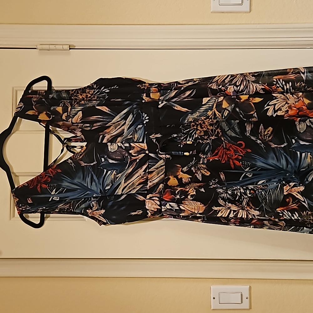 Brand unknown Long Black Floral Sundress Size 2xl - Picture 3 of 11